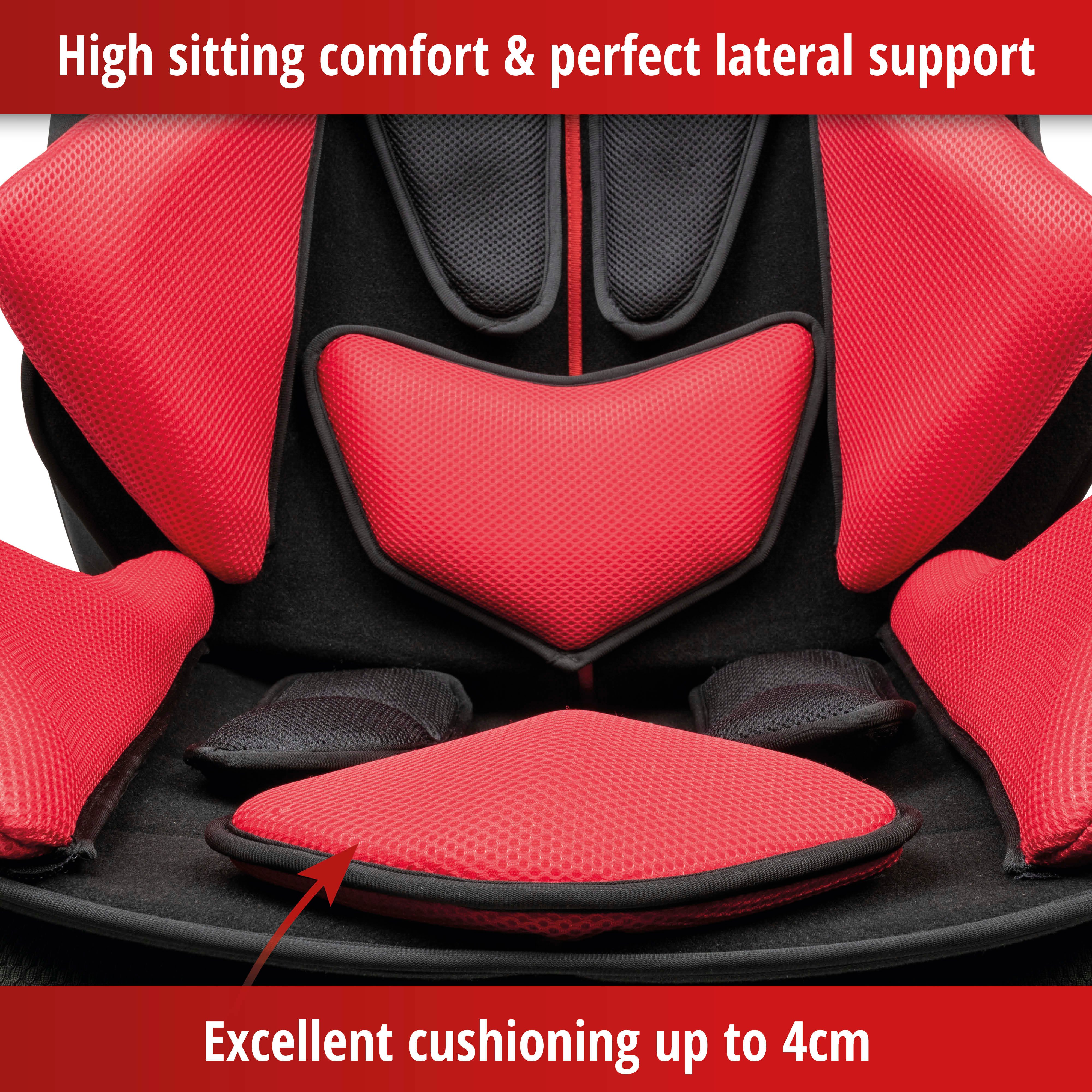 Car Seat cover X-Race black red