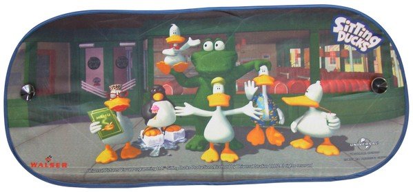 Sunshield Sitting Ducks Family rear window 94x44cm
