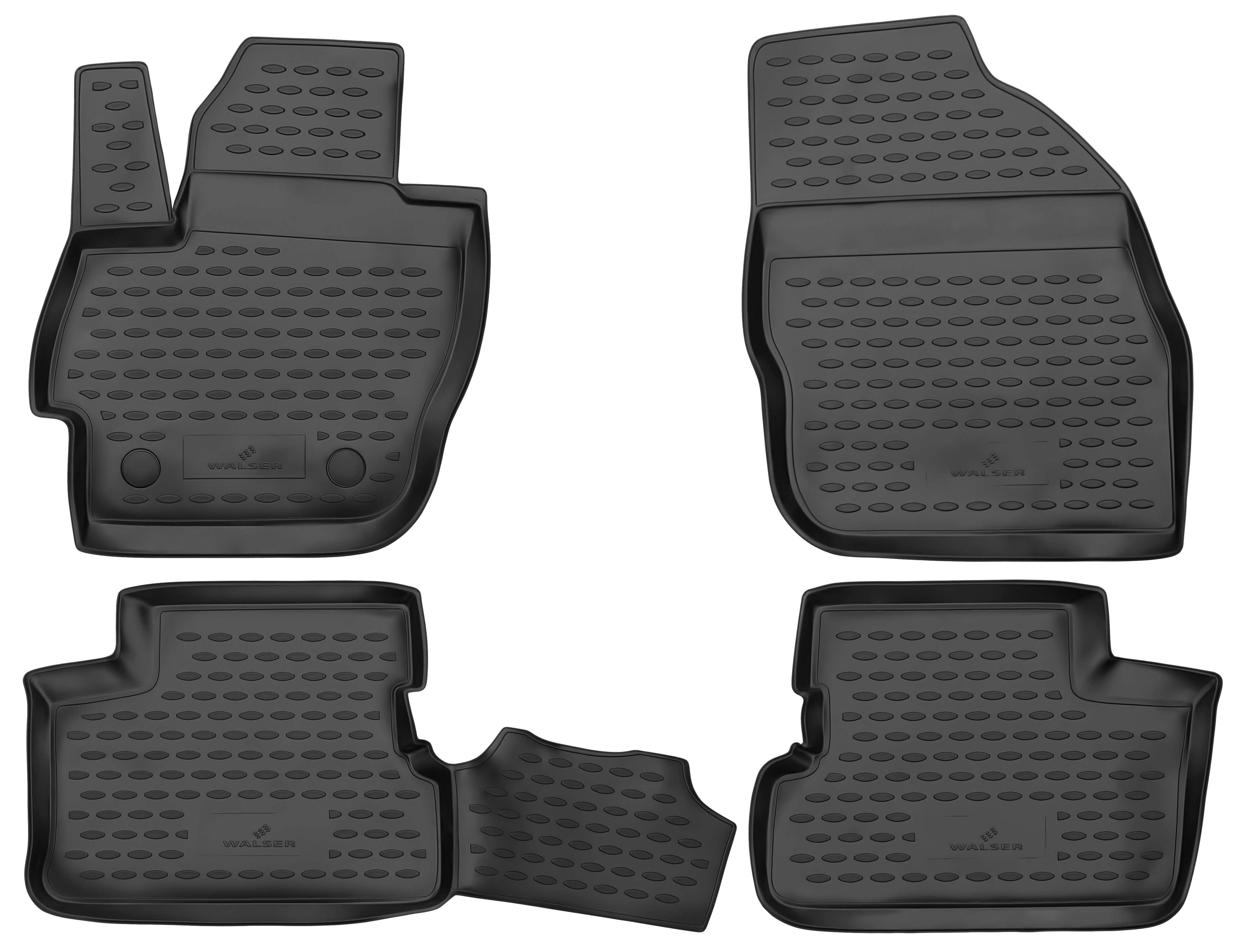 Rubberen Voetmatten XTR geschikt voor Mazda 3 (BL) 2008 - 2014