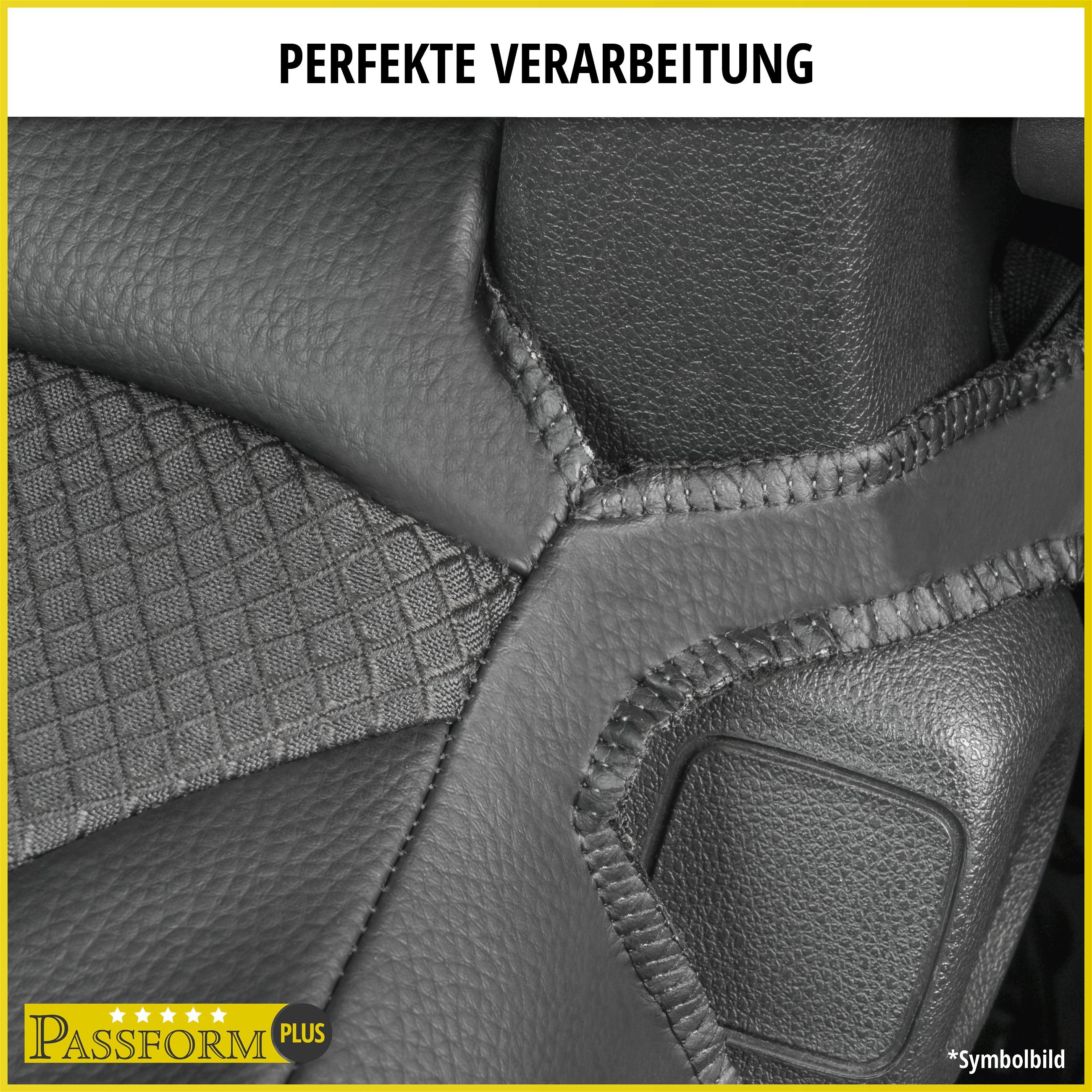 Passform Premium Sitzbezug für Iveco Daily IV 2006-02/2014, 2 Einzelsitzbezüge vorne