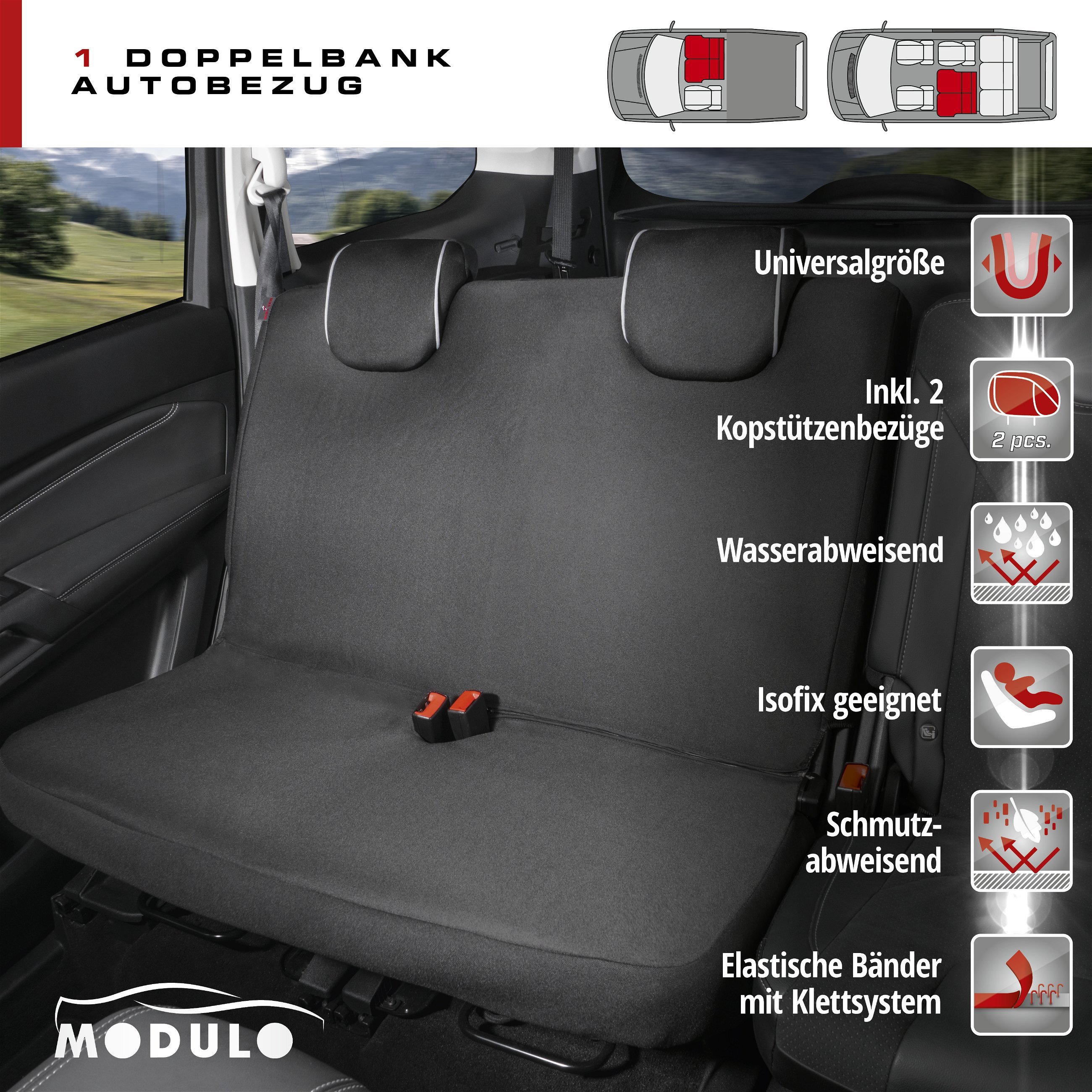 Auto Sitzbezug Sitzbezüge Schonbezug universal Größe Sitzauflage
