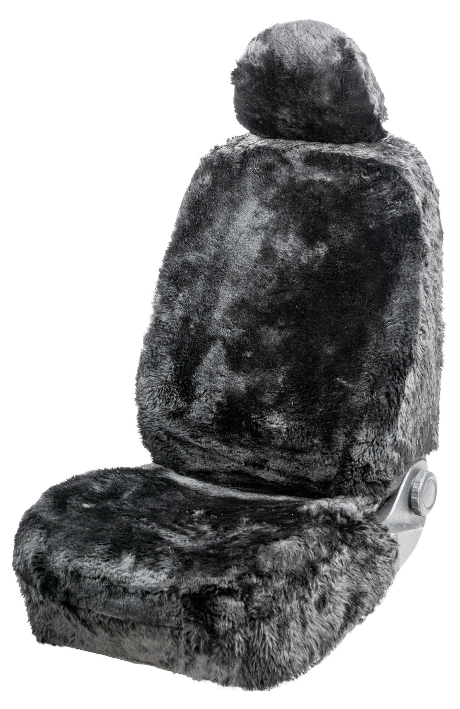 Car Seat Cover Maya lambskin black