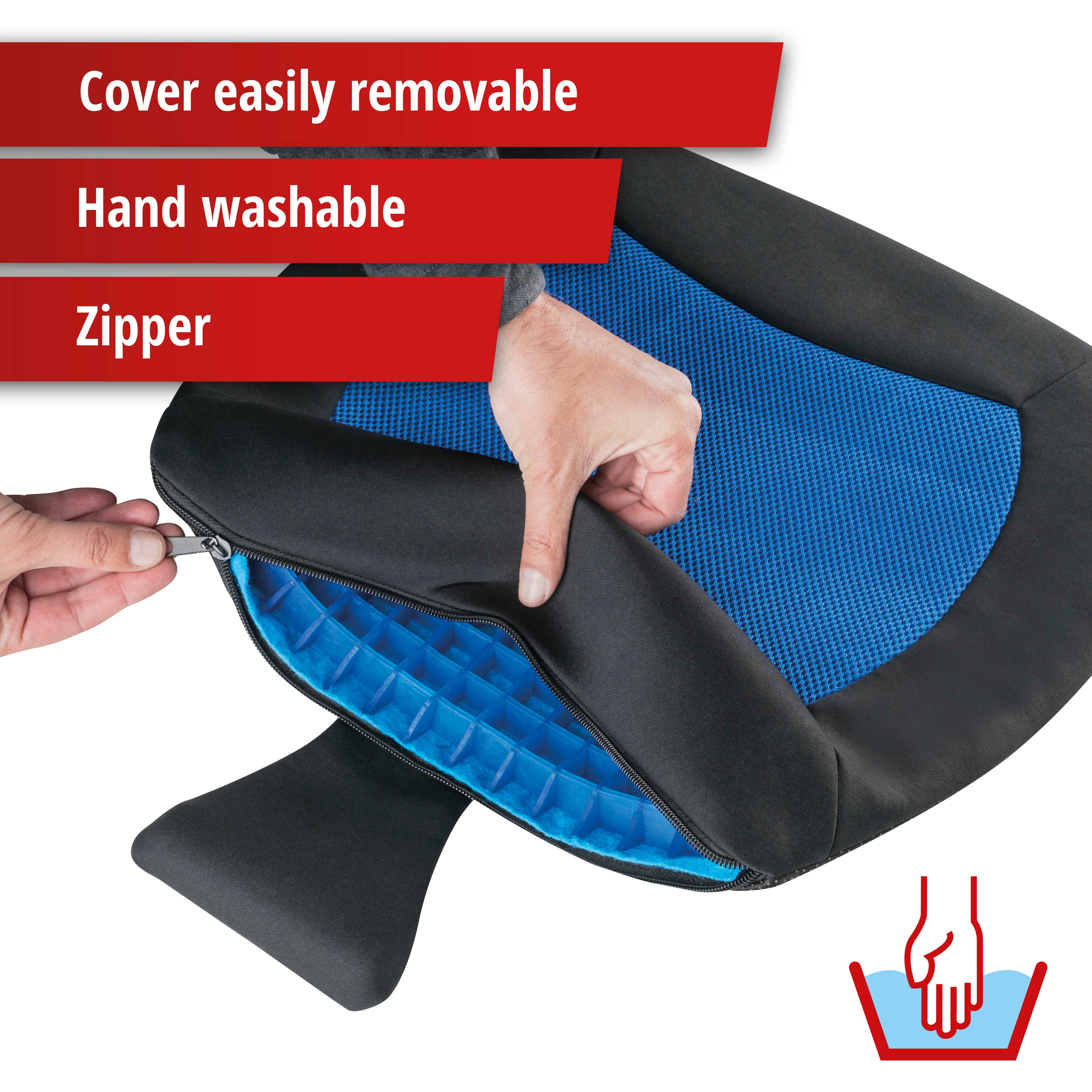 Seat cushion Cool Touch black-blue