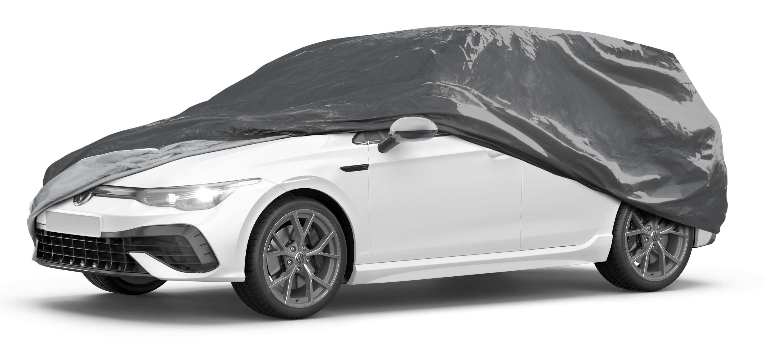 Car cover All Weather Basic, car cover full garage Combi size M grey