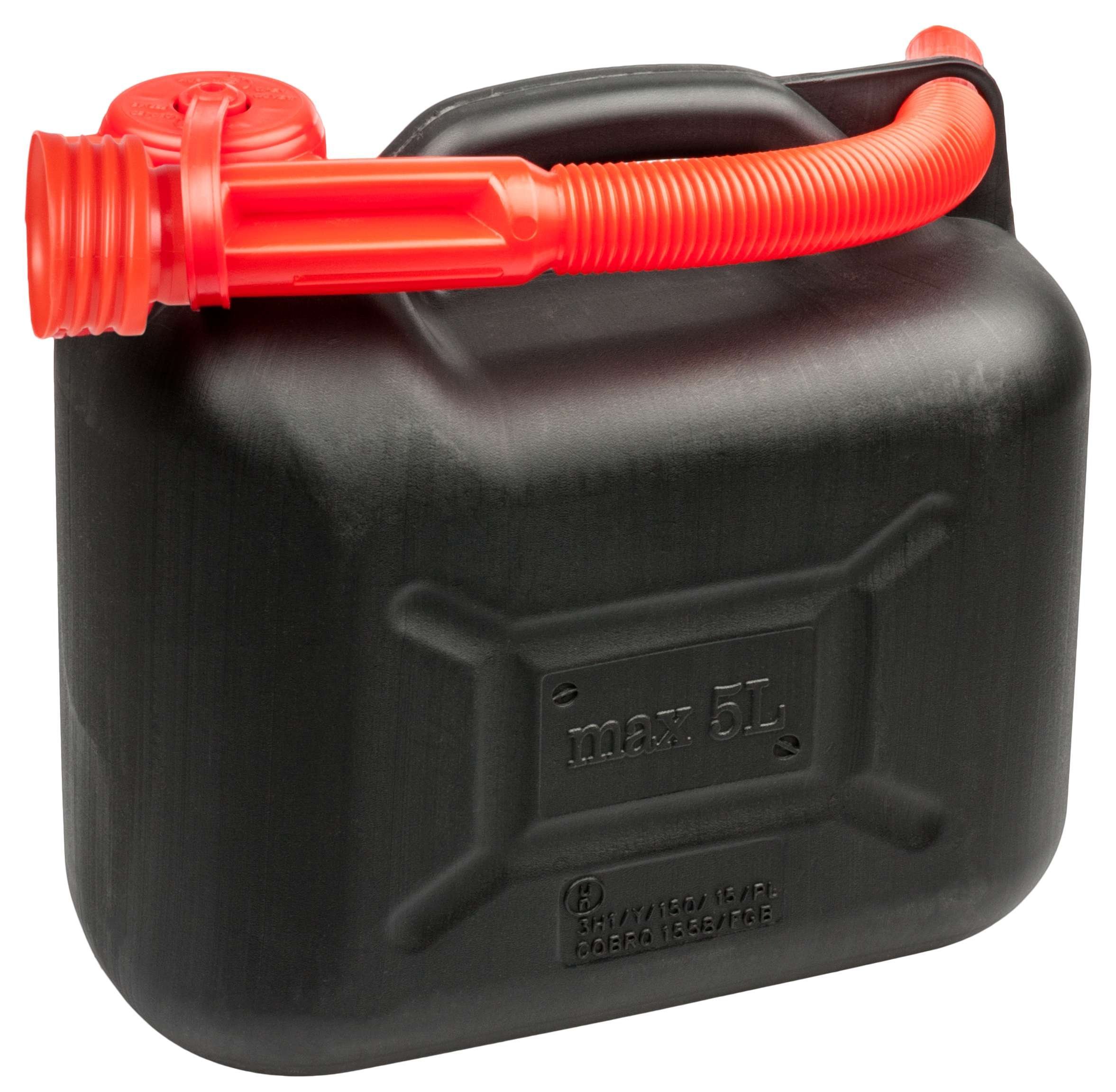 Benzinkanister 5 Liter - UN-geprüft mit Sicherheitsverschluss