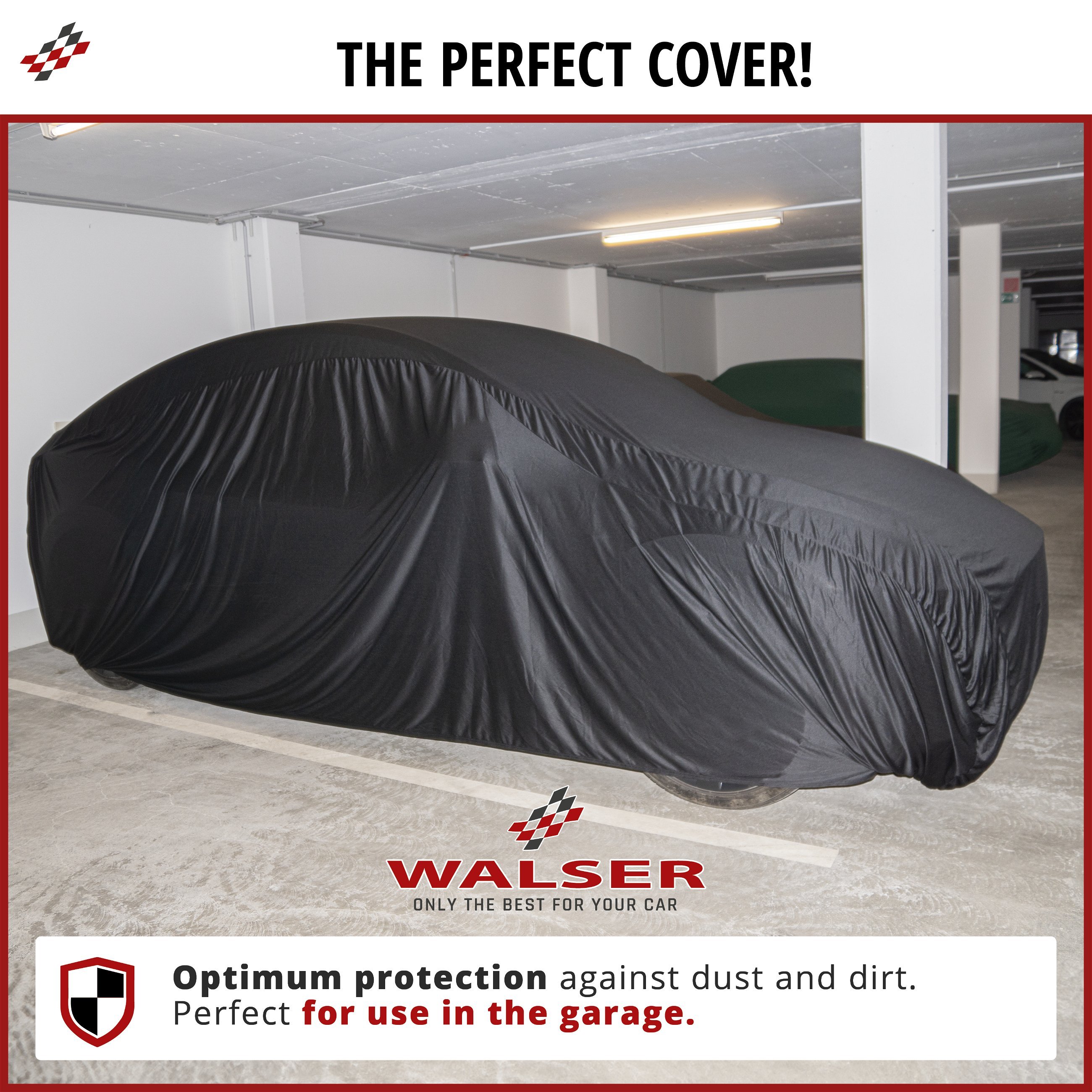 Car cover Indoor Stretch Basic SUV size L black