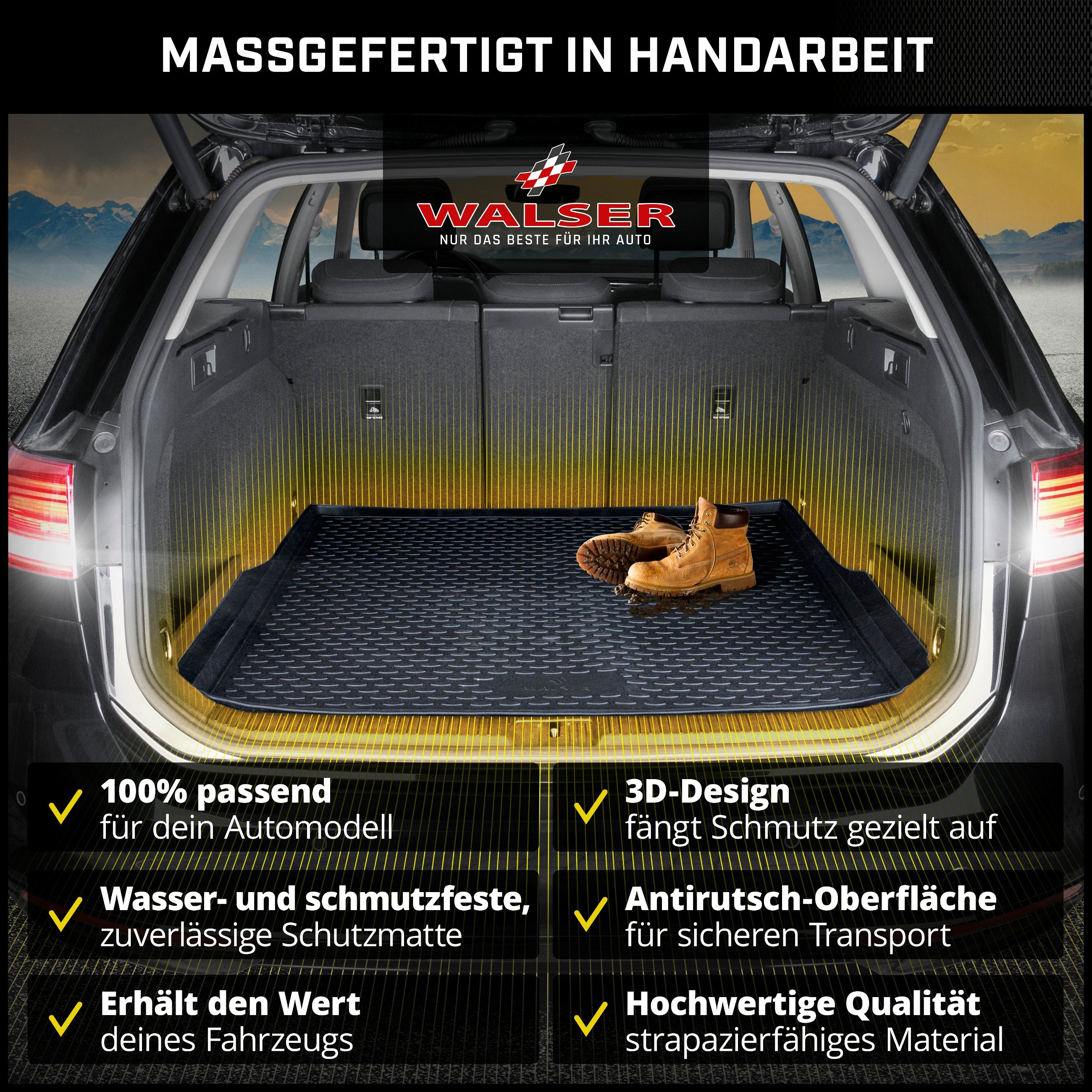 Kofferraumwanne XTR für VW Touran 05/2015-Heute