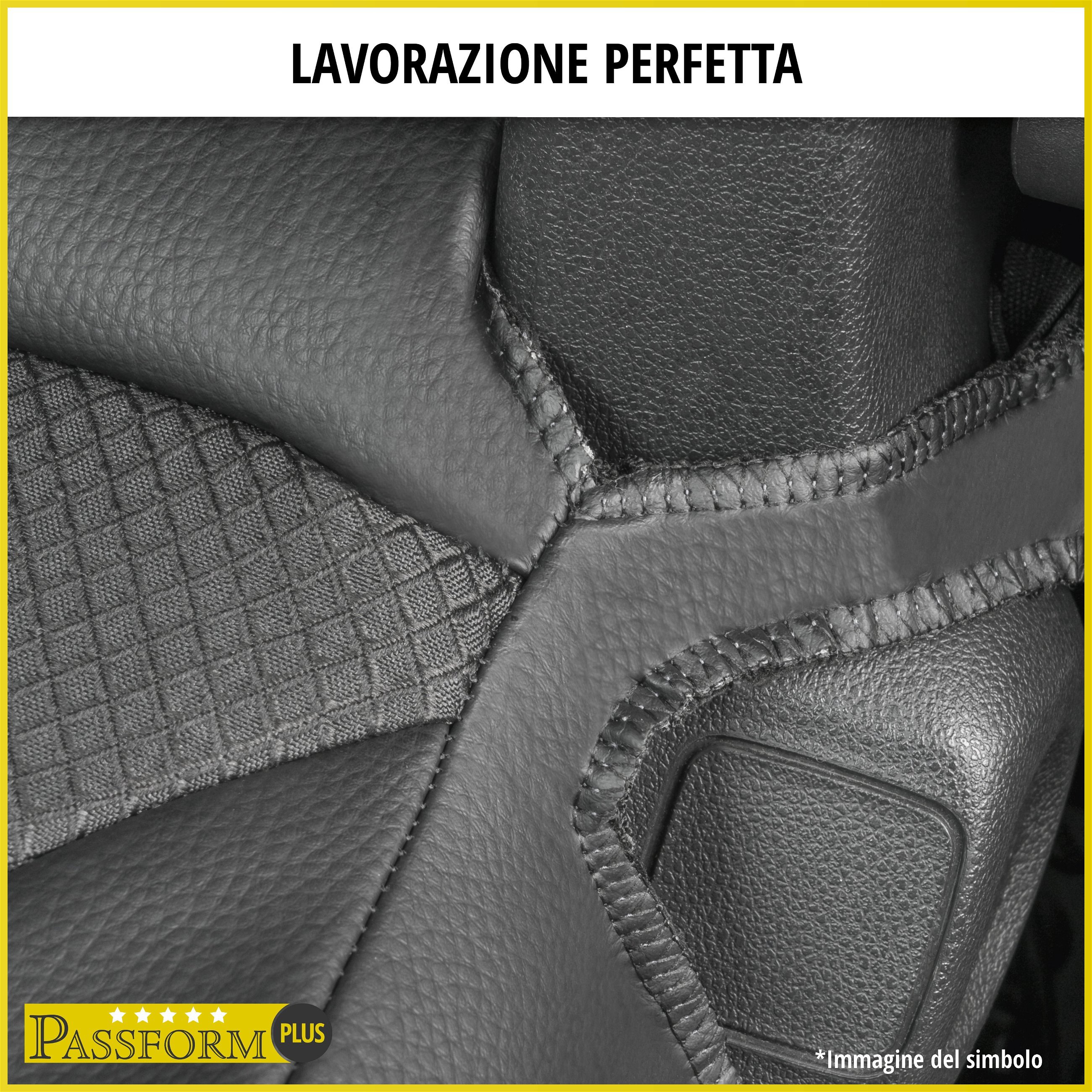 Premium Coprisedili per Iveco Daily V 2011-02/2014, 1 coprisedile singolo anteriore, 1 doppia copertura della panchina