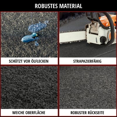 Ölauffangmatte 91,5 X 183 Cm – Polyester, Rutschfest, Zuschneidbar, Für Garage, Werkstatt & Auto