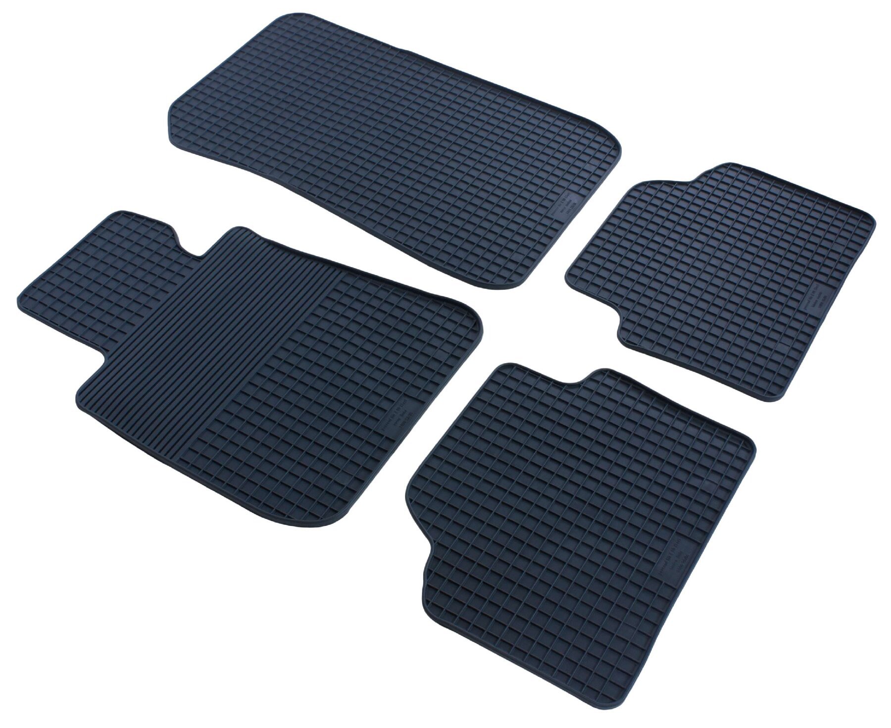 DirtGuard rubberen voetmatten geschikt voor BMW 3 02/2004-02/2012