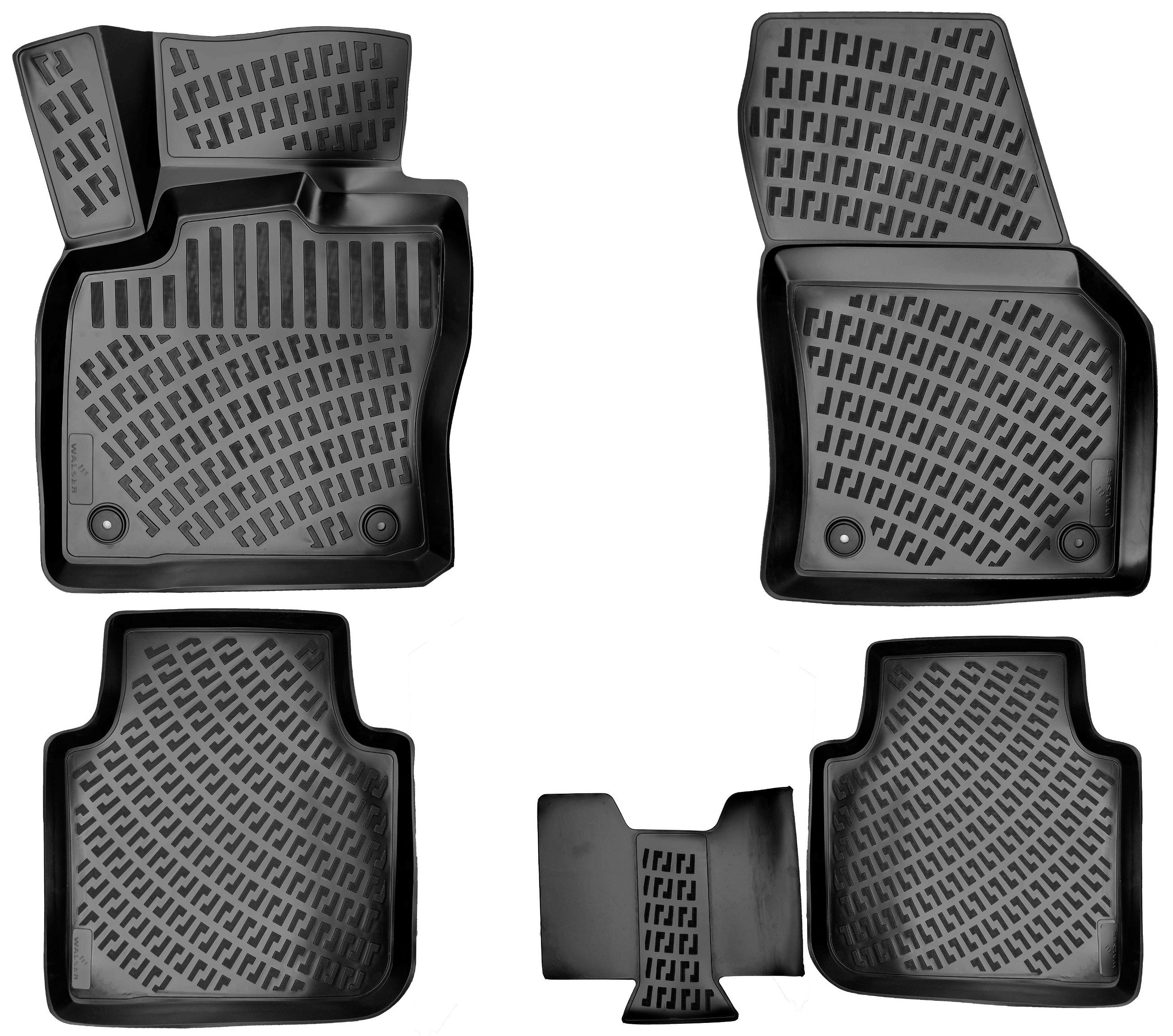 Tappetini in gomma per auto su misura NXT per Skoda Kodiaq (NS7, NV7) 10/2016-Oggi