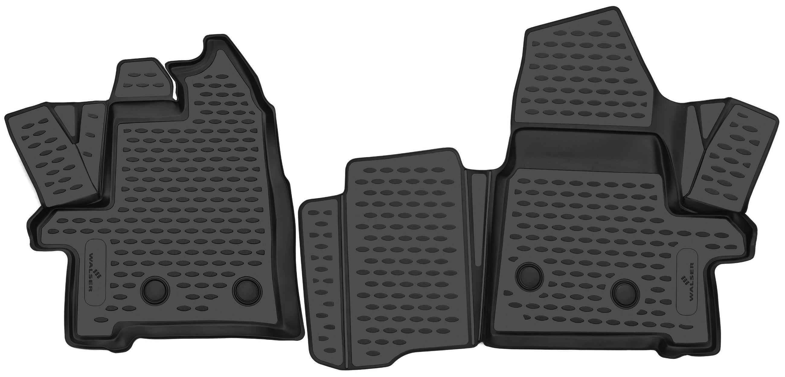 Tappetini in gomma per auto su misura XTR per Ford Transit V363 08/2013-Oggi