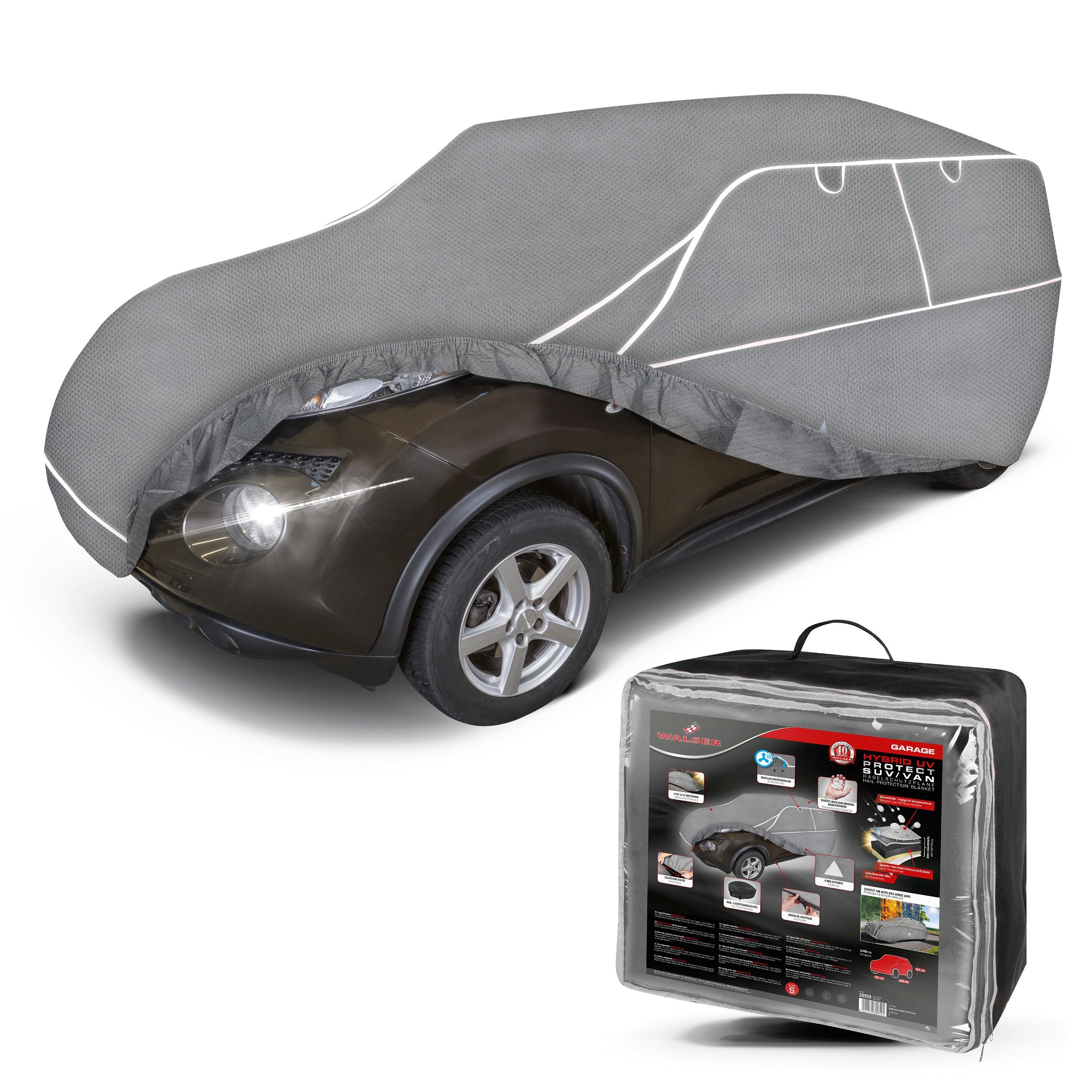 Telo Copriauto antigrandine Hybrid UV Protect SUV misura S