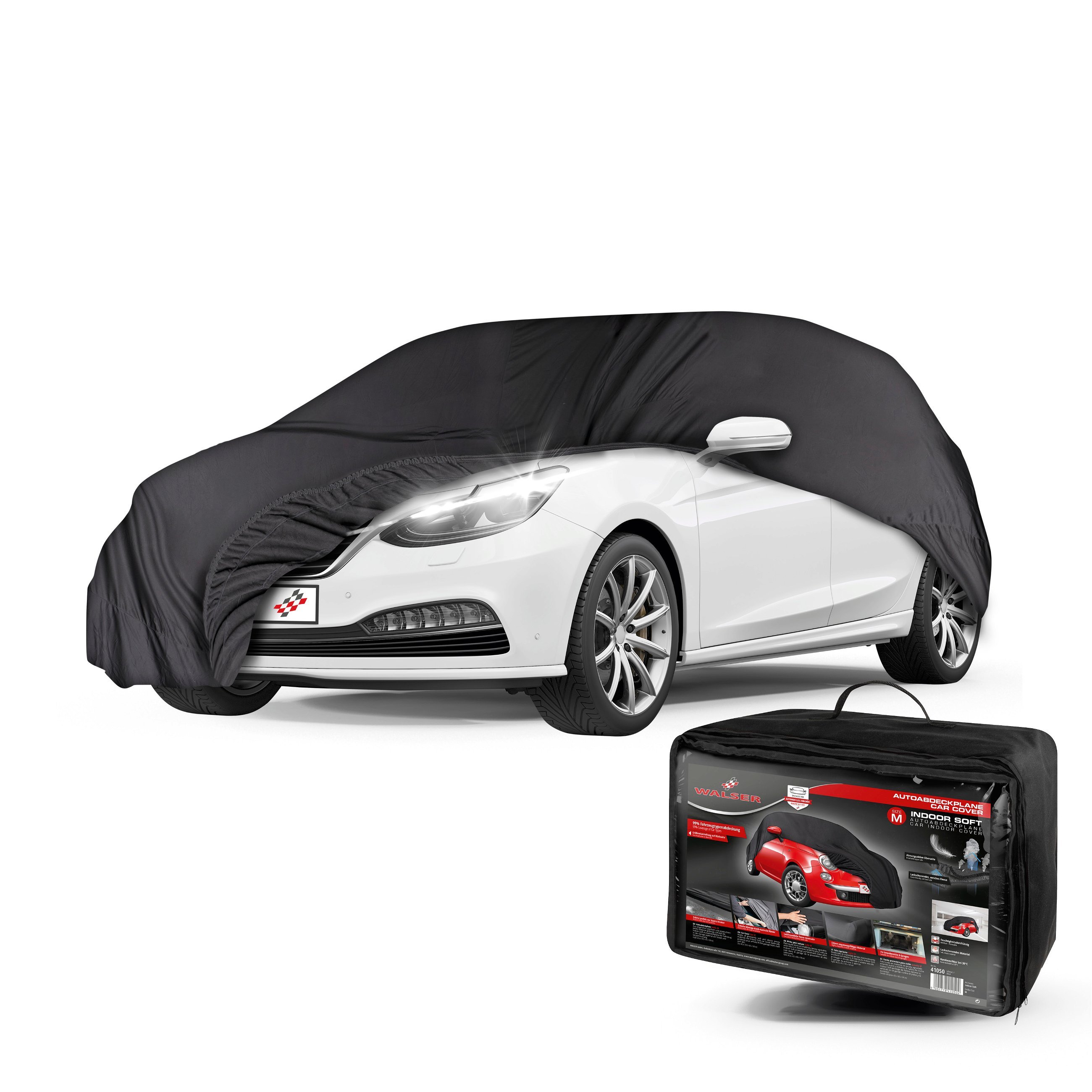 Car tarpaulin Indoor Soft size M black
