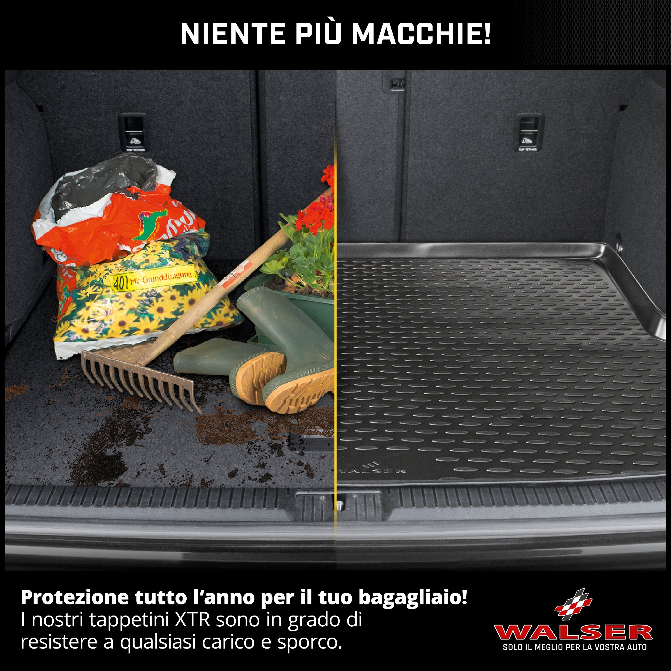 Vasca baule su misura XTR per Volvo V40 03/2012 - 2019