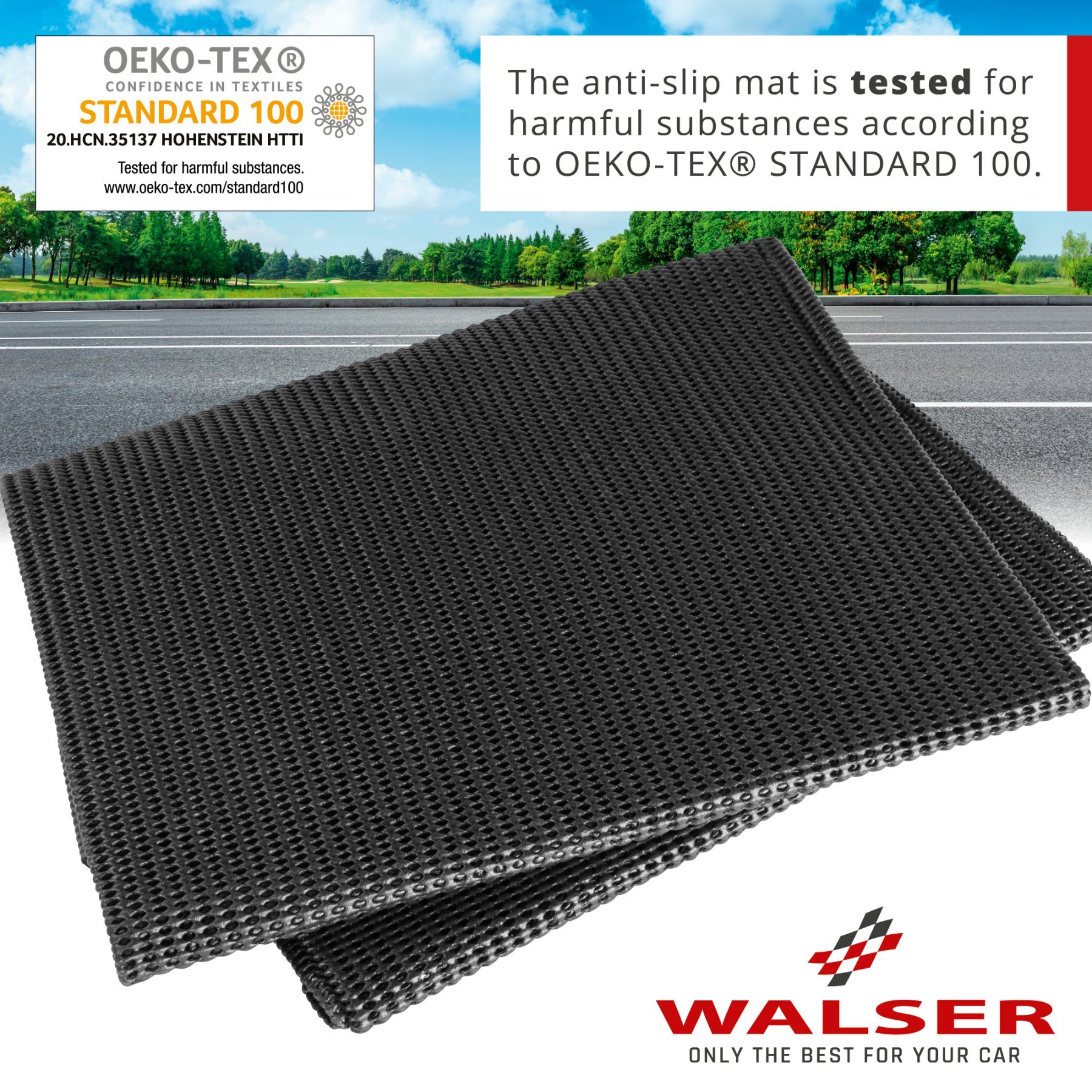 Anti-slip mat 120x90cm cut to size, OEKO-TEX Standard 100 tested