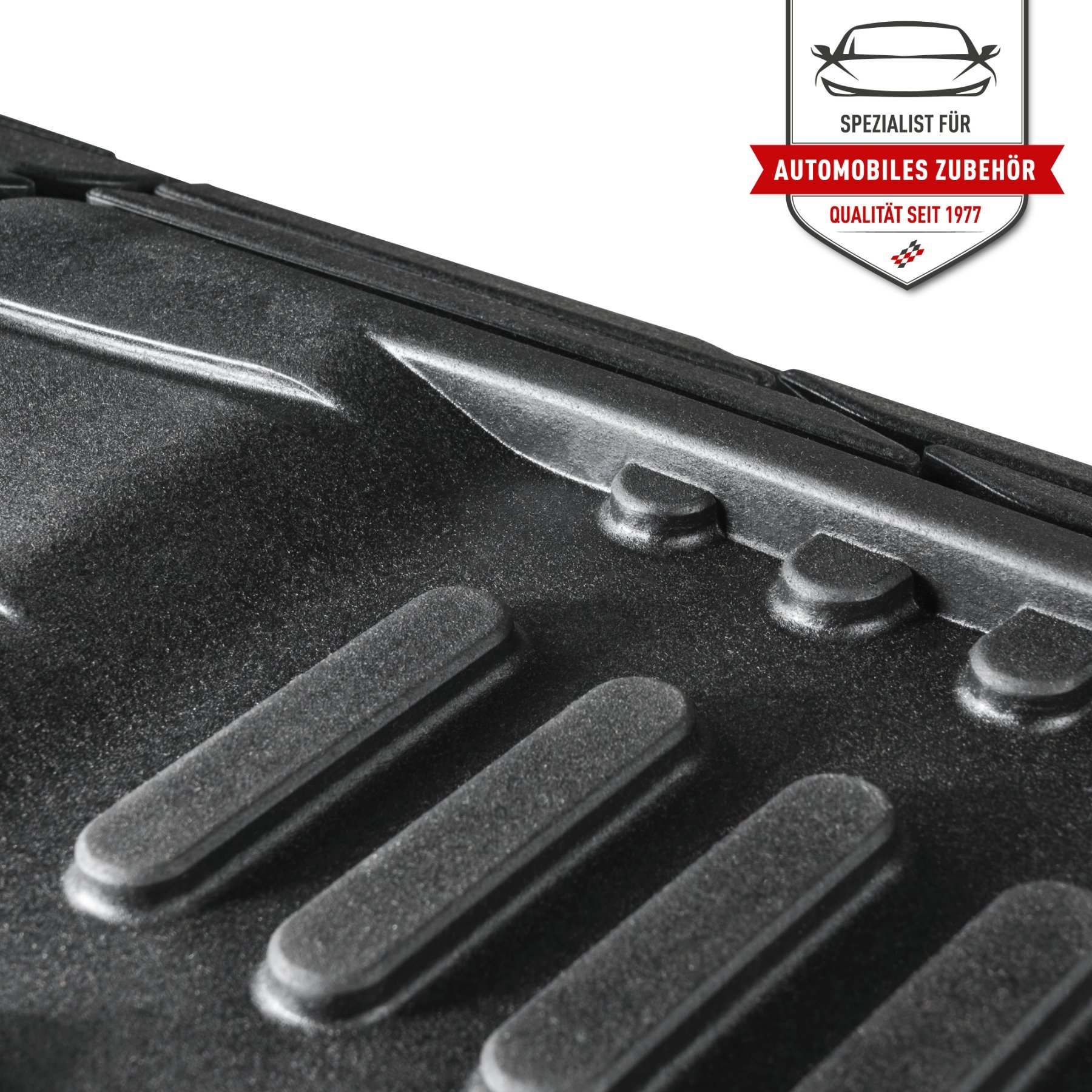 Gummimatte Maximus Plus, zuschneidbares Automatten-Set schwarz