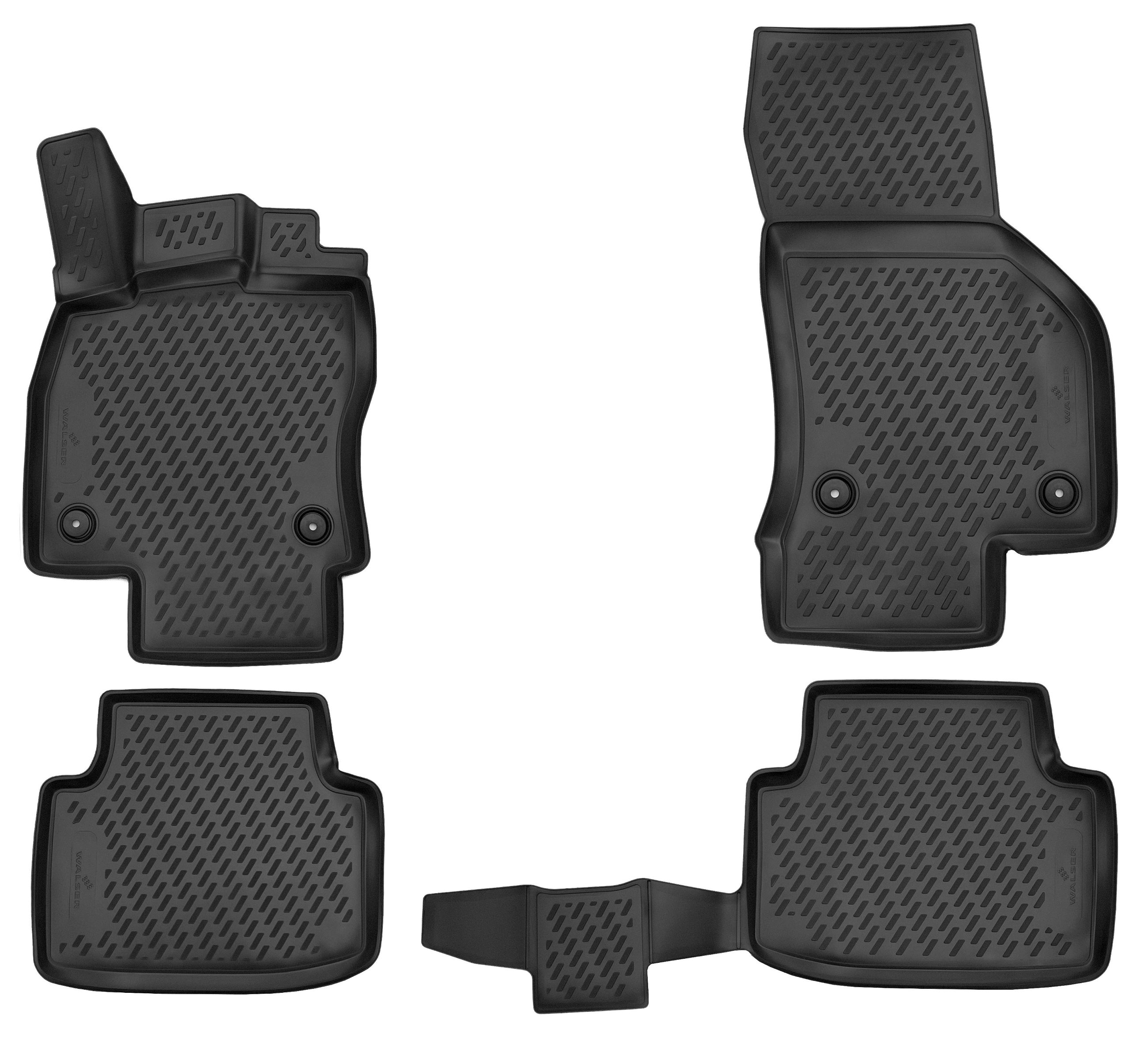 Tapis en caoutchouc XTR pour VW Passat B8/B8 Variant 08/2014-auj., Passat Alltrack B8 Variant 05/2015-auj.