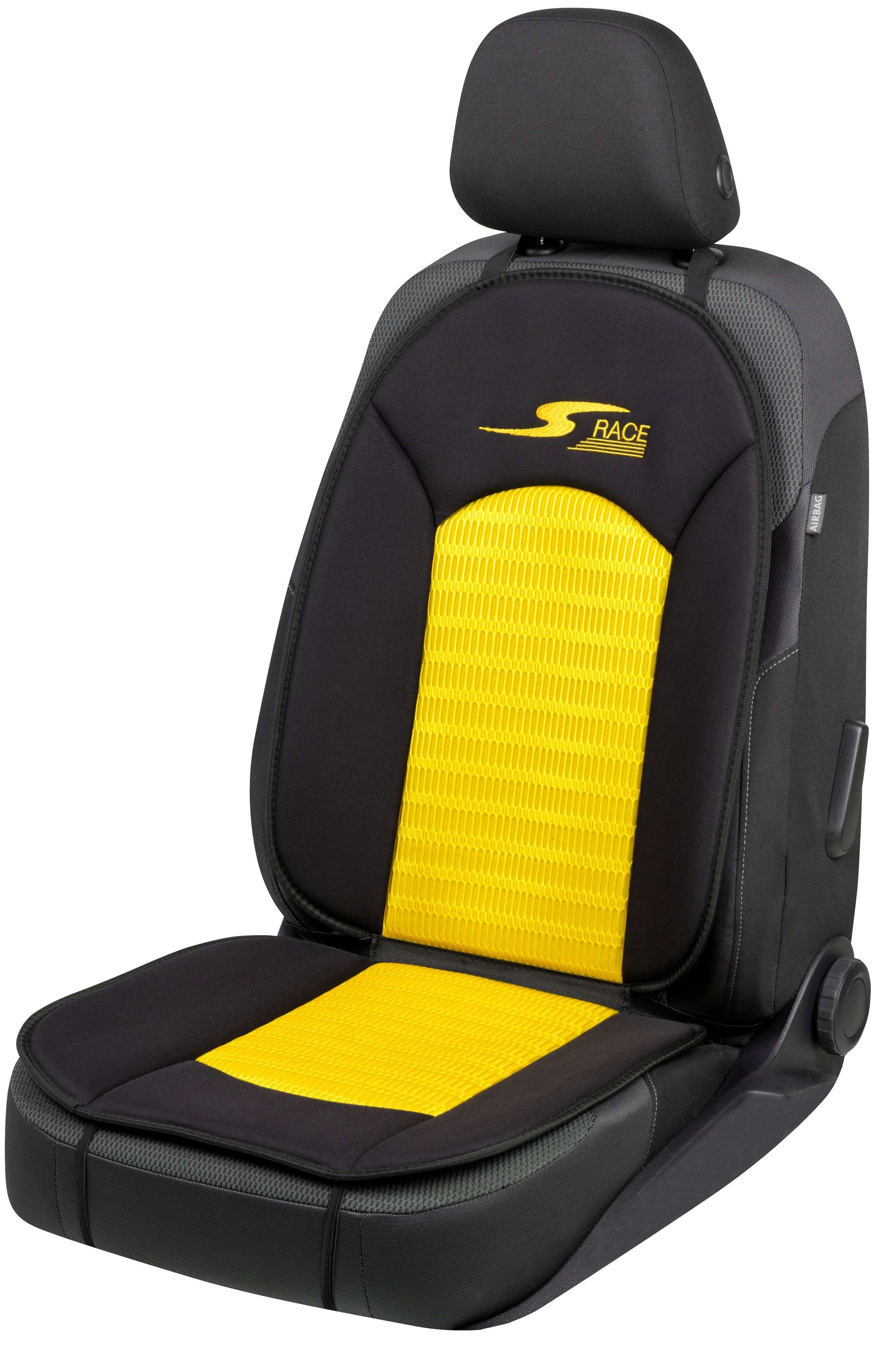 Car Seat cover S-Race yellow