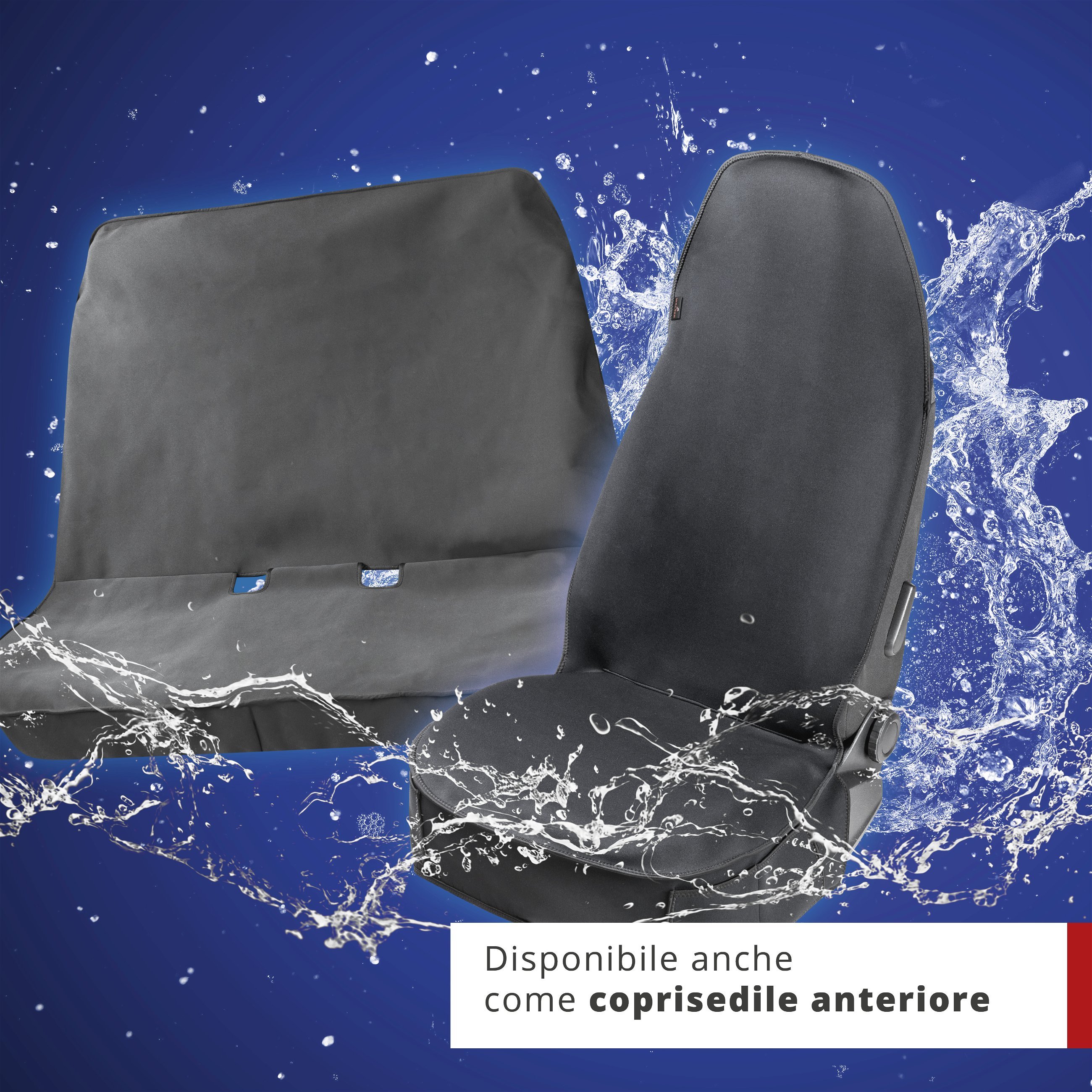 Coprisedile auto in neoprene, protezione sedile posteriore impermeabile, robusto cuscinetto protettivo universale e sottotappeto protettivo auto/autocarro