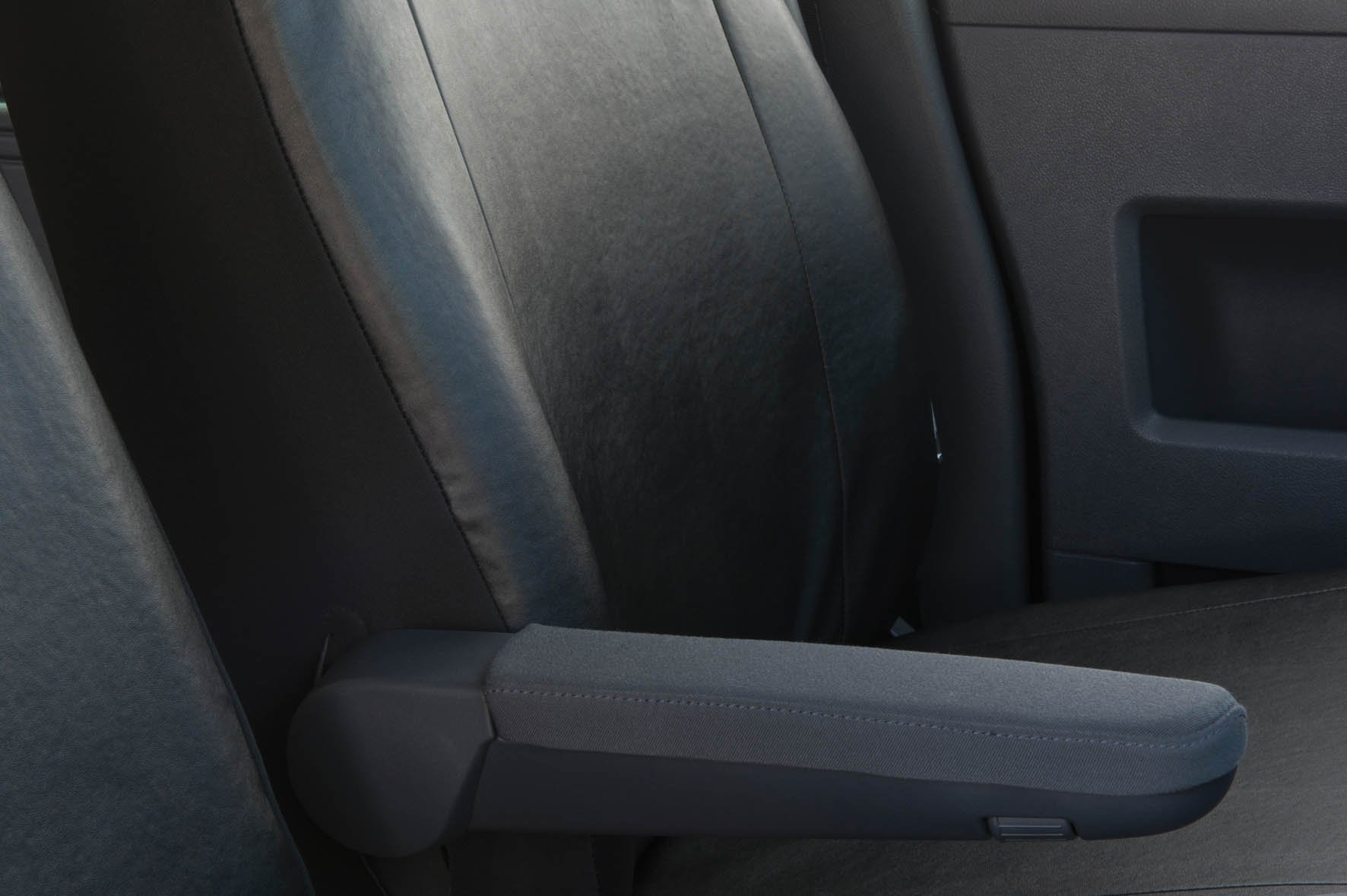 Housse de siège Transporter en simili cuir pour VW T5, siège simple avant