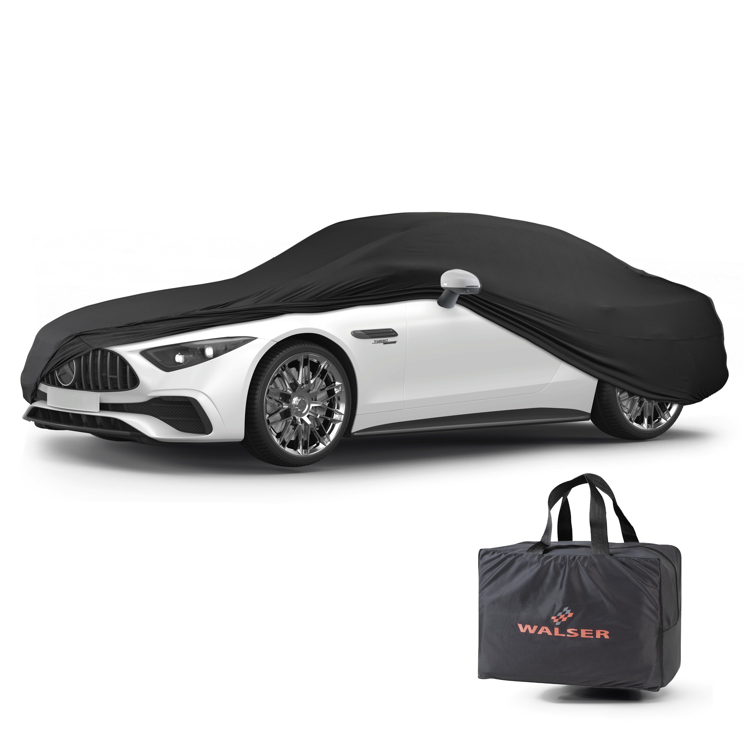 Bâche pour voiture Indoor Stretch Basic taille L noir