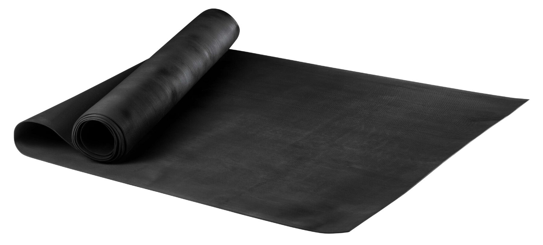 Gummimatte Saturn, zuschneidbare Meterware feinripp 100x300 cm schwarz