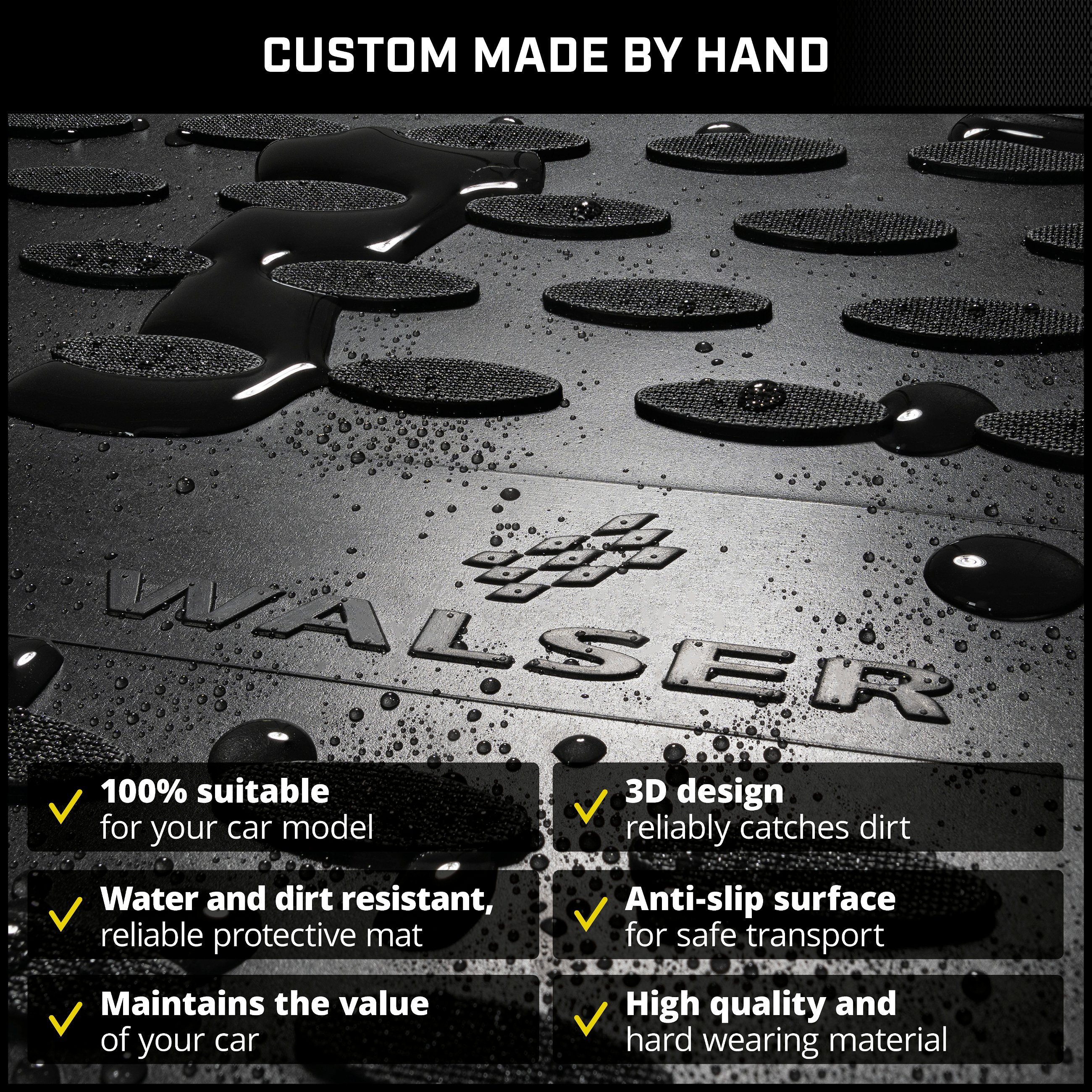 XTR Rubber Mats for Seat Ateca 04/2016 - Today