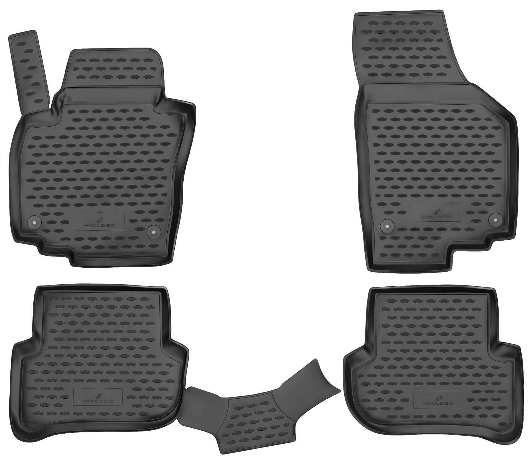 Tapis en caoutchouc XTR pour Skoda Yeti 05/2009 - 12/2017