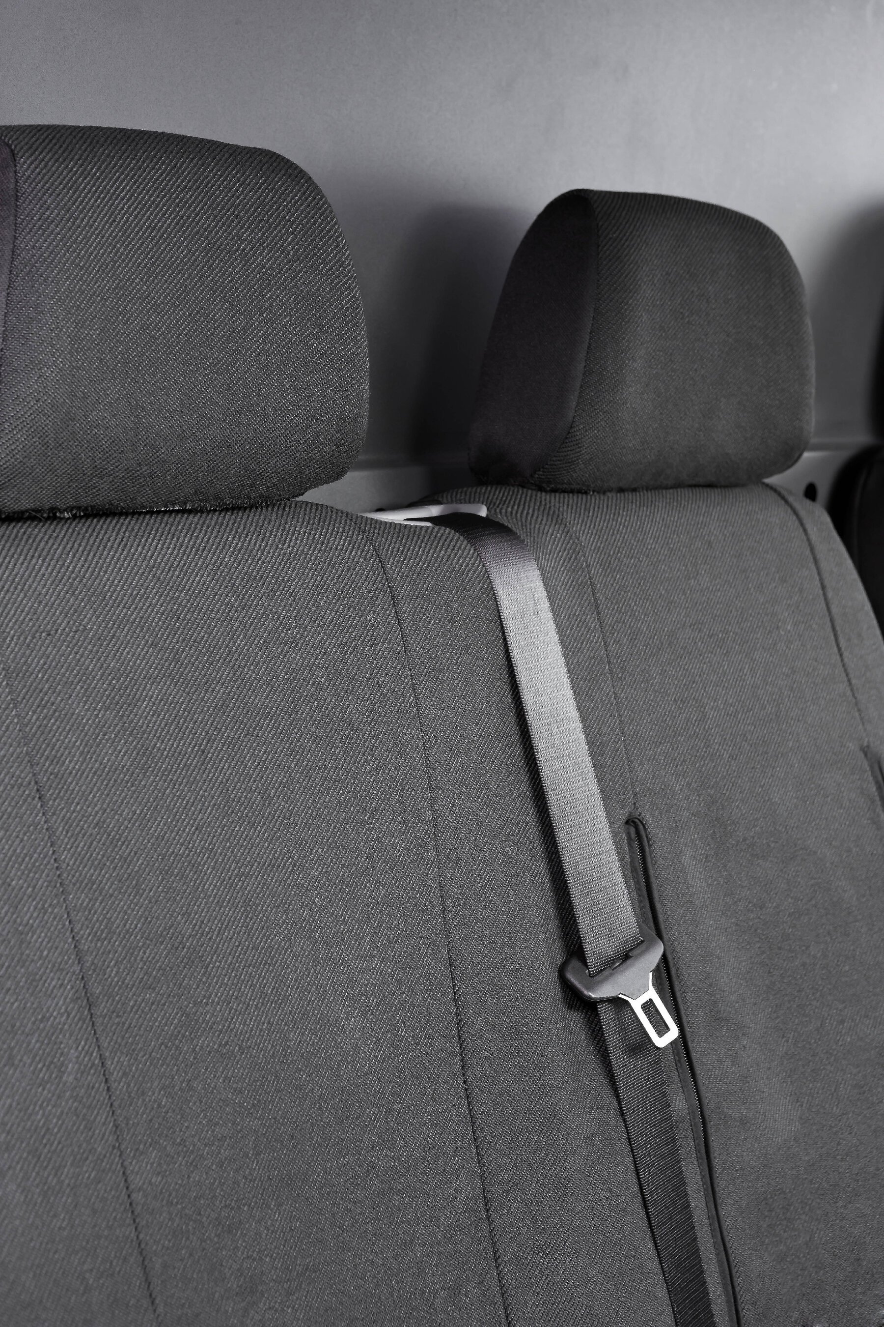 Housse de siège Transporter en tissu pour VW Crafter, Mercedes Sprinter, siège simple et double