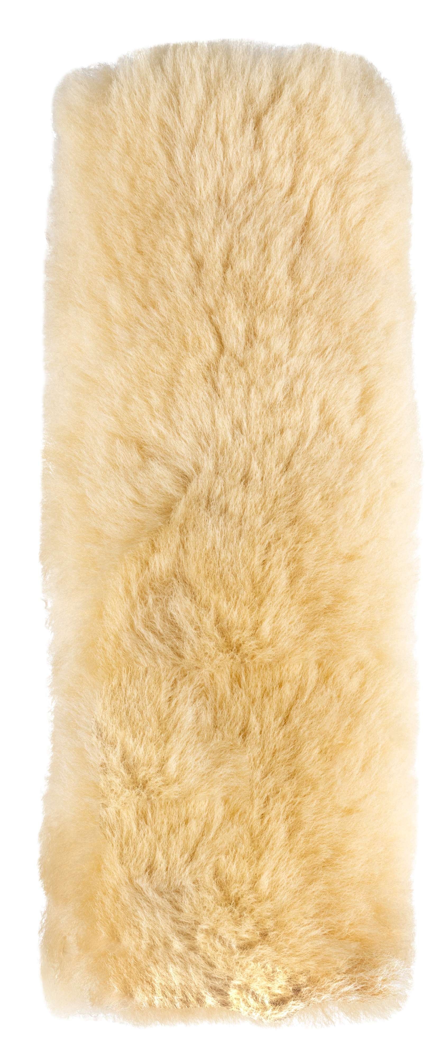 Coussinets de ceinture Millie en peau d'agneau, 2 pièces beige