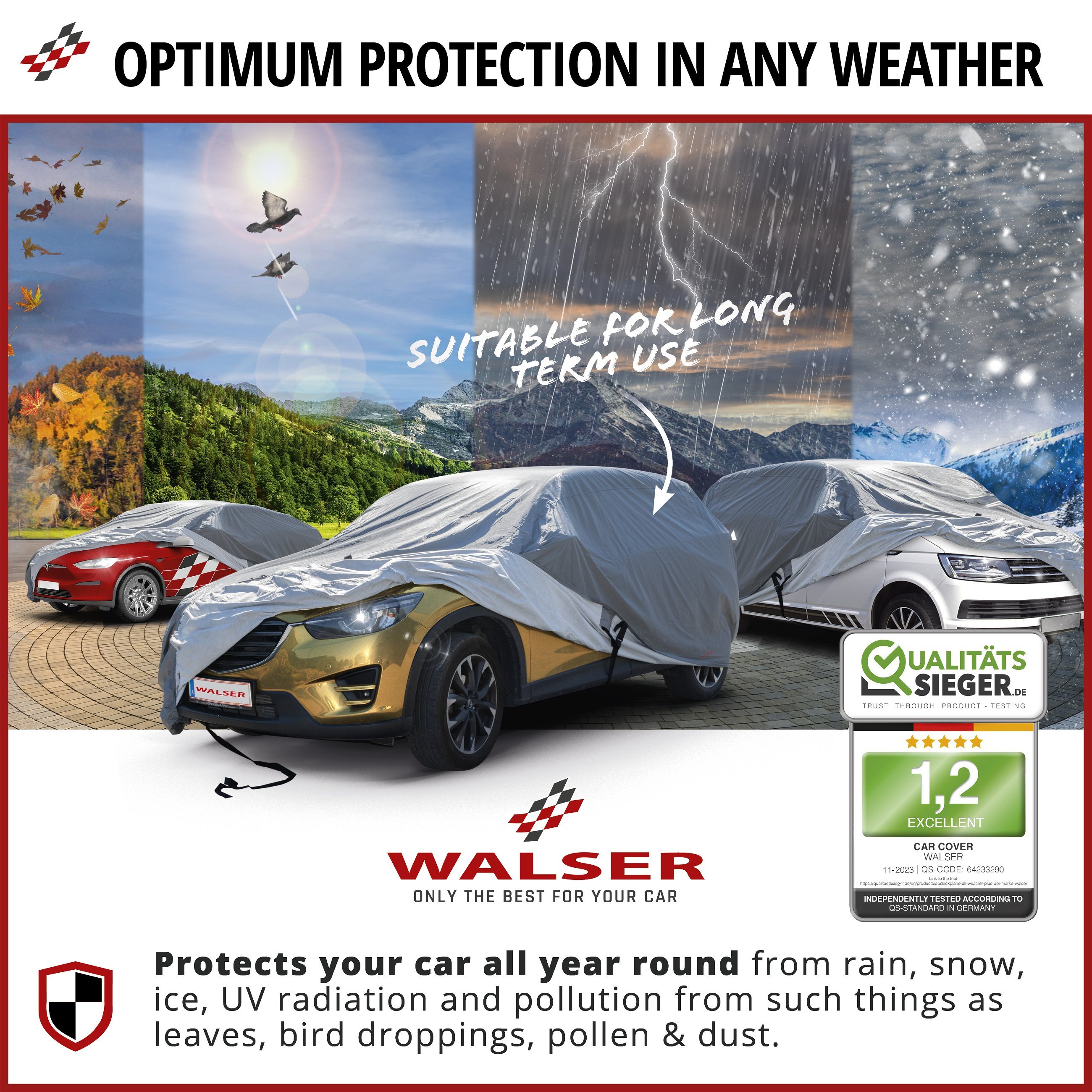 size Car All | Outdoor Plus Garages grey | L Shop Weather | Car | cover Covers covers car covers combi & Walser Online